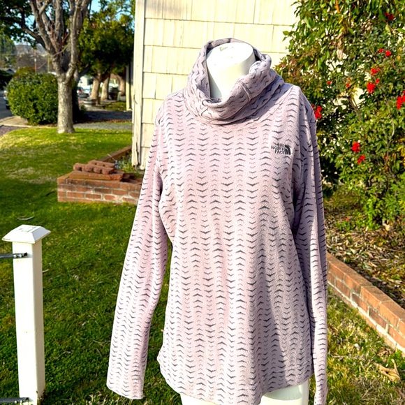 The North Face Sweaters - North face turtle neck lavenderer long sleeveve shirt large